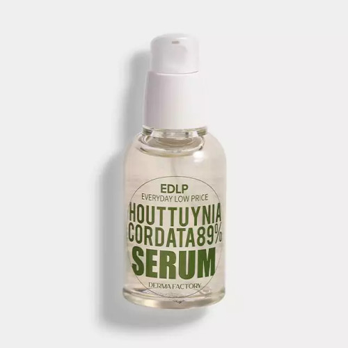 سرم آبرسان درما فکتوری (Derma Factory) مدل هوتونیا کوردتا (Houttuynia cordata % 89) حجم 50ml