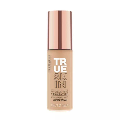 کرم پودر آبرسان کاتریس (Catrice) مدل ترو اسکین (True Skin) رنگ 039 (Warm Olive) حجم 30 میلی لیتر