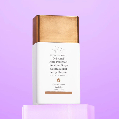 برانزر صورت و بدن خورشیدی درانک الفنت | Drunk Elephant D-Bronze Anti-Pollution Sun Drops