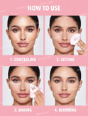 پاف پودر فیکس صورتی شیگلم | Sheglam Insta-Ready Powder Puff