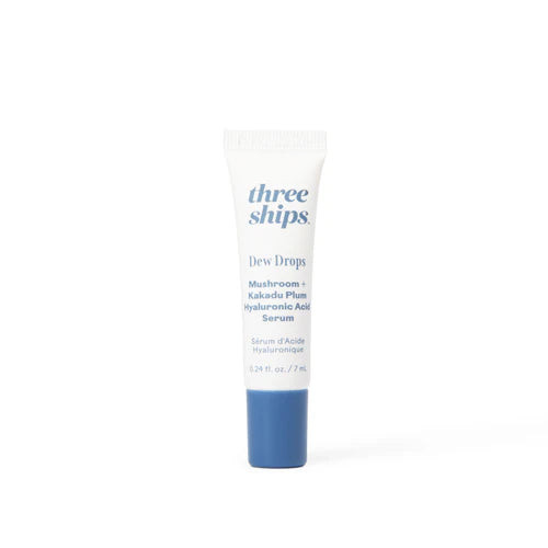 سرم آبرسان هیالورونیک اسید تری شیپس | three ships Dew Drops Mushroom + Kakadu Plum Hyaluronic Acid Serum