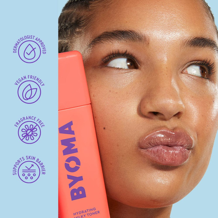 تونر شیری آبرسان و تسکین دهنده بایوما | Byoma Hydrating Milky Toner