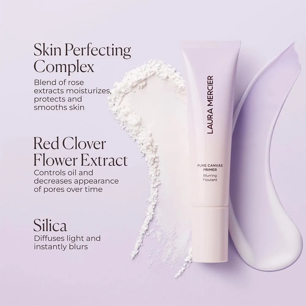 پرایمر منافذ و مات کننده صورت مدل پیور کانواس لورا مرسیه | Laura Mercier Pure Canvas Primer Blurring