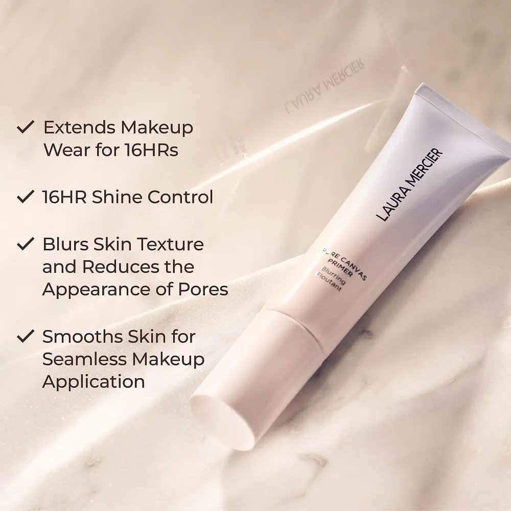 پرایمر منافذ و مات کننده صورت مدل پیور کانواس لورا مرسیه | Laura Mercier Pure Canvas Primer Blurring