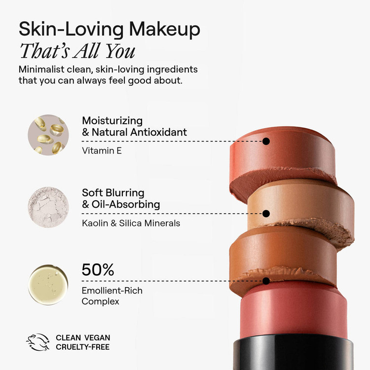 برنزر و رژگونه کرمی مات Nudies نوداستیکس | NUDESTIX Nudies Matte Cream Bronzer