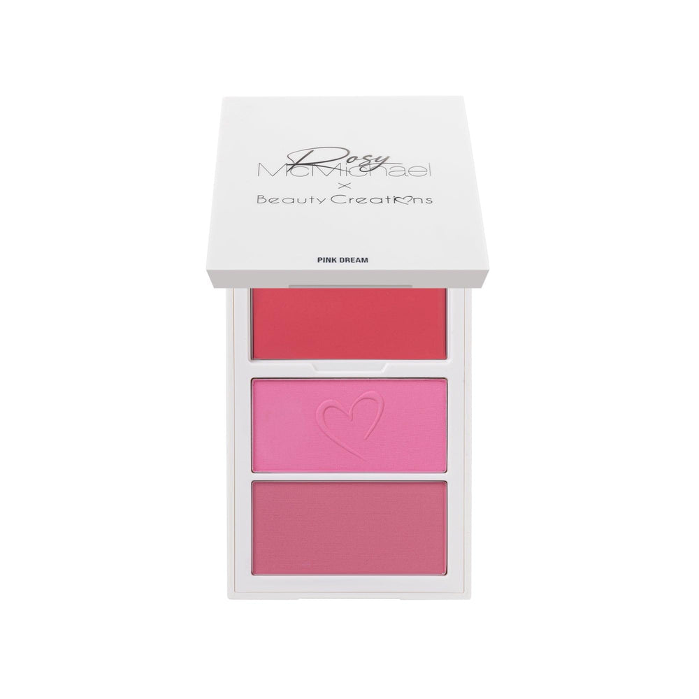 پالت رژگونه سه‌تایی پینک دریم بیوتی کریشنز | Beauty Creations Pink Dream Blushes – Vol. 2